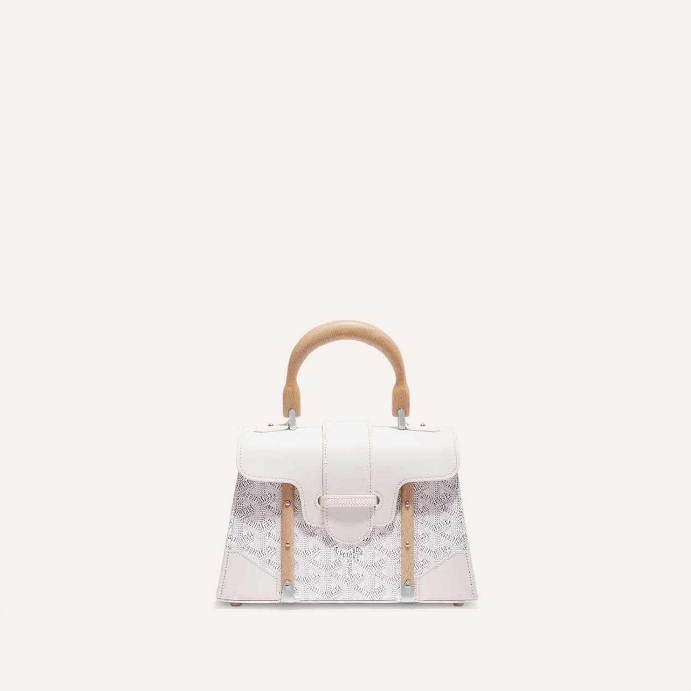 Goyard Saigon Structured Mini Bag White - Image 2